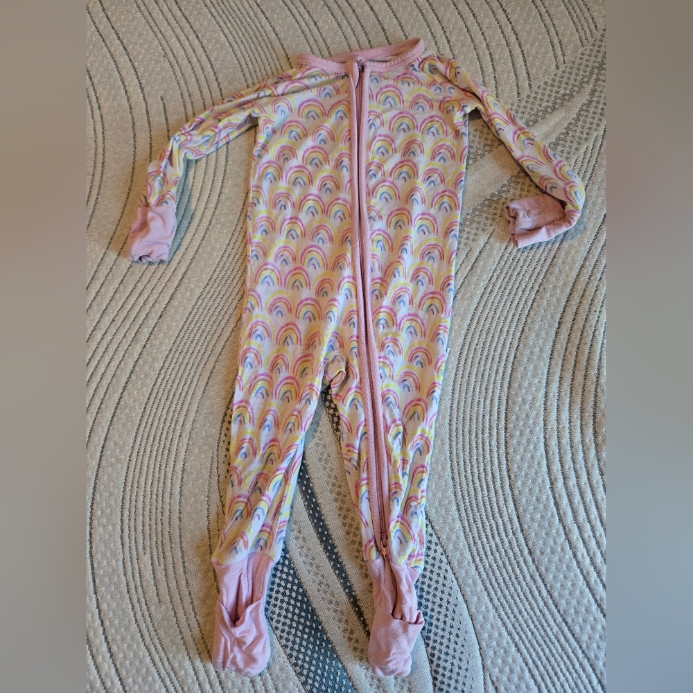 Little Sleepies zippy pajamas 3-6 months